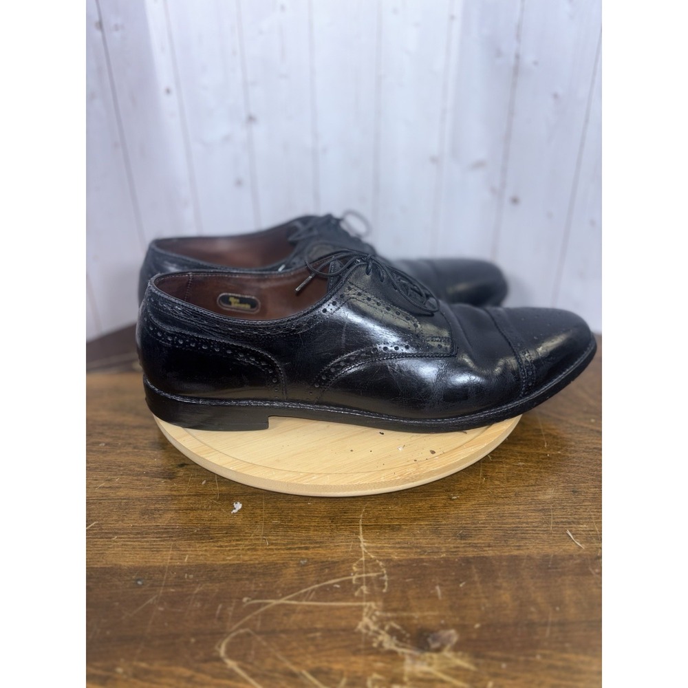 Allen Edmonds Sanford Cap Toe Derby‎ Black Shoes 13